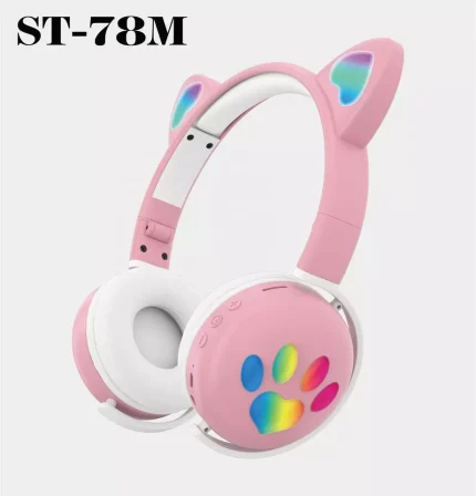 هدفون بی سیم گربه ای مدل st78m - فروشگاه ماکان